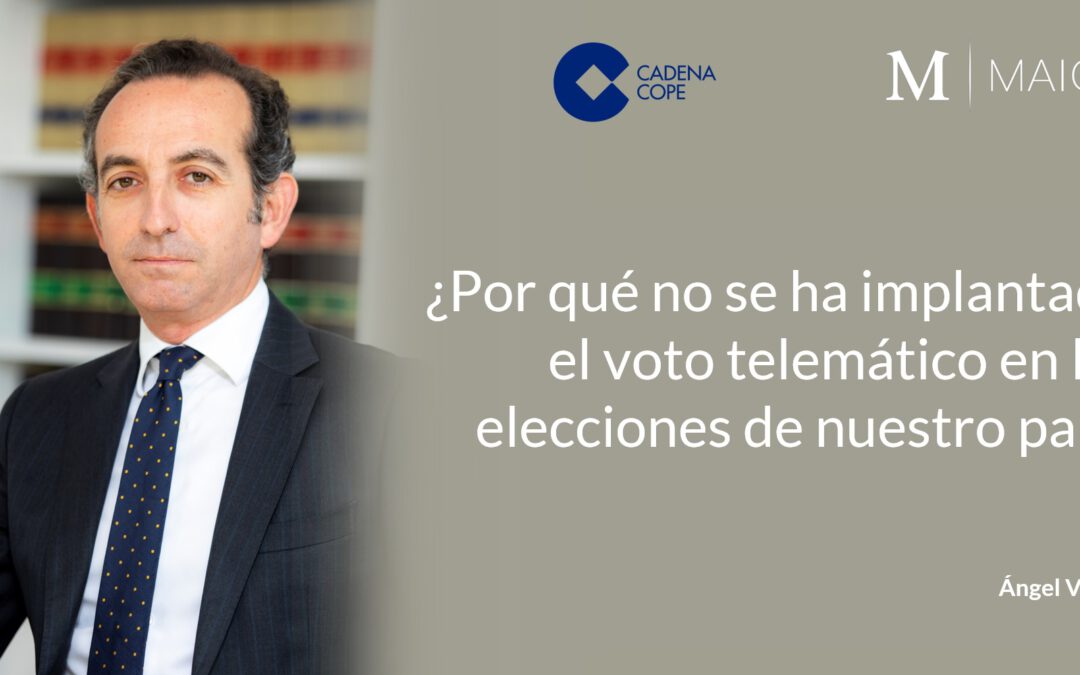 Ángel Vallejo analiza en COPE la viabilidad del voto telemático en España
