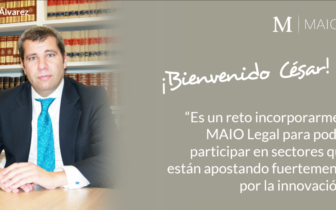 César Álvarez, nuevo socio de MAIO Legal