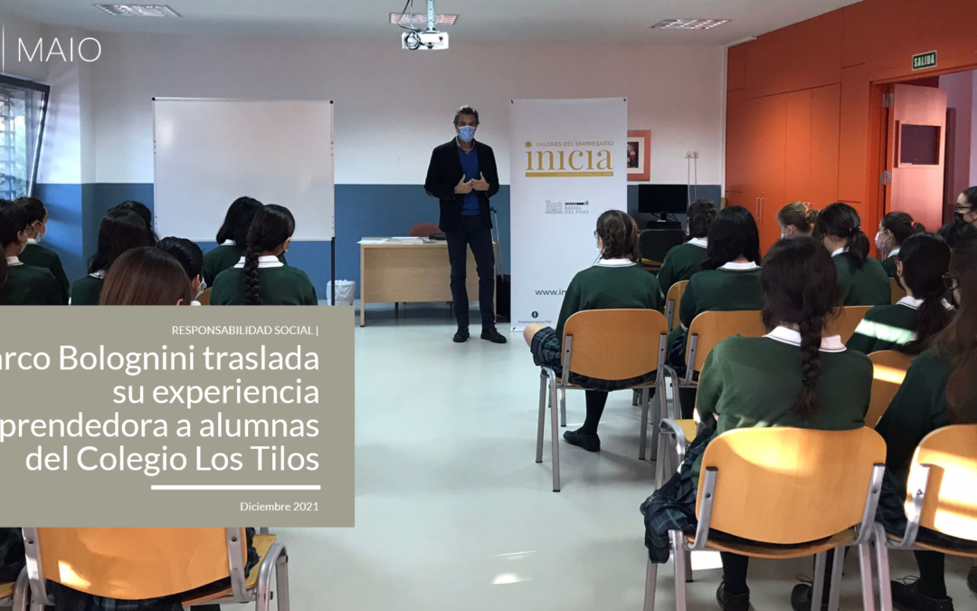 Explicamos a alumnas de Bachillerato nuestra experiencia y valores en el emprendimiento