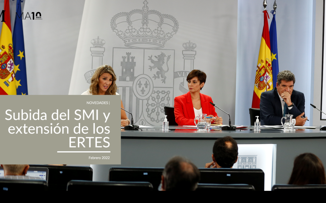Publicada la subida del SMI y la extensión de los ERTES