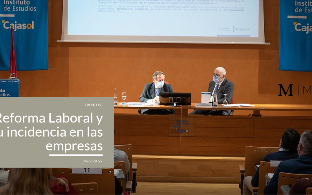 Alfonso Martínez Escribano expone la incidencia de la Reforma Laboral en las empresas
