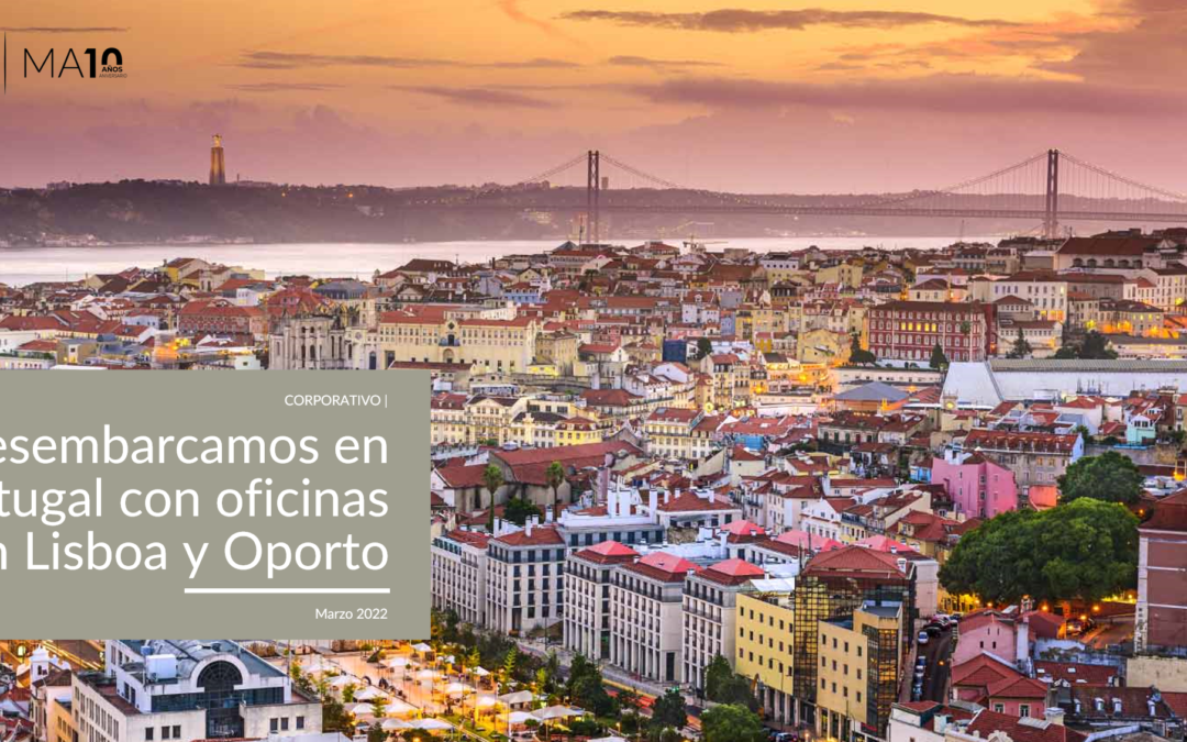 MAIO Legal desembarca en Portugal con oficinas en Lisboa y Oporto