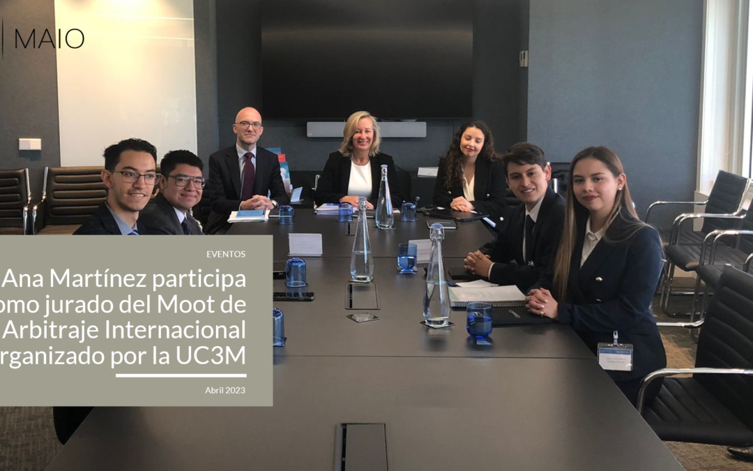 Ana Martínez participa como jurado del Moot de Arbitraje Internacional organizado por la UC3M