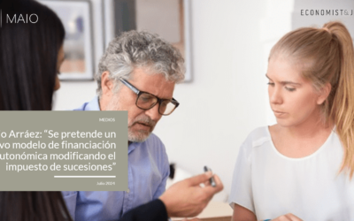 Ignacio Arráez en Economist&Jurist: «Se pretende un nuevo modelo de financiación autonómica modificando el impuesto de sucesiones»