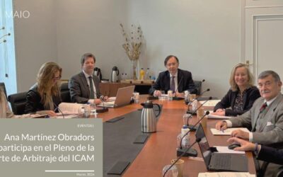 Ana Martínez Obradors participa en el Pleno de la Corte de Arbitraje del ICAM