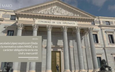Inmaculada López explica en Onda Cero la normativa sobre MASC y su carácter obligatorio en la vía civil y mercantil
