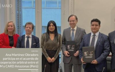 Ana Martínez Obradors participa en el acuerdo de cooperación arbitral entre el ICAM y CARD Amazonas (Perú)
