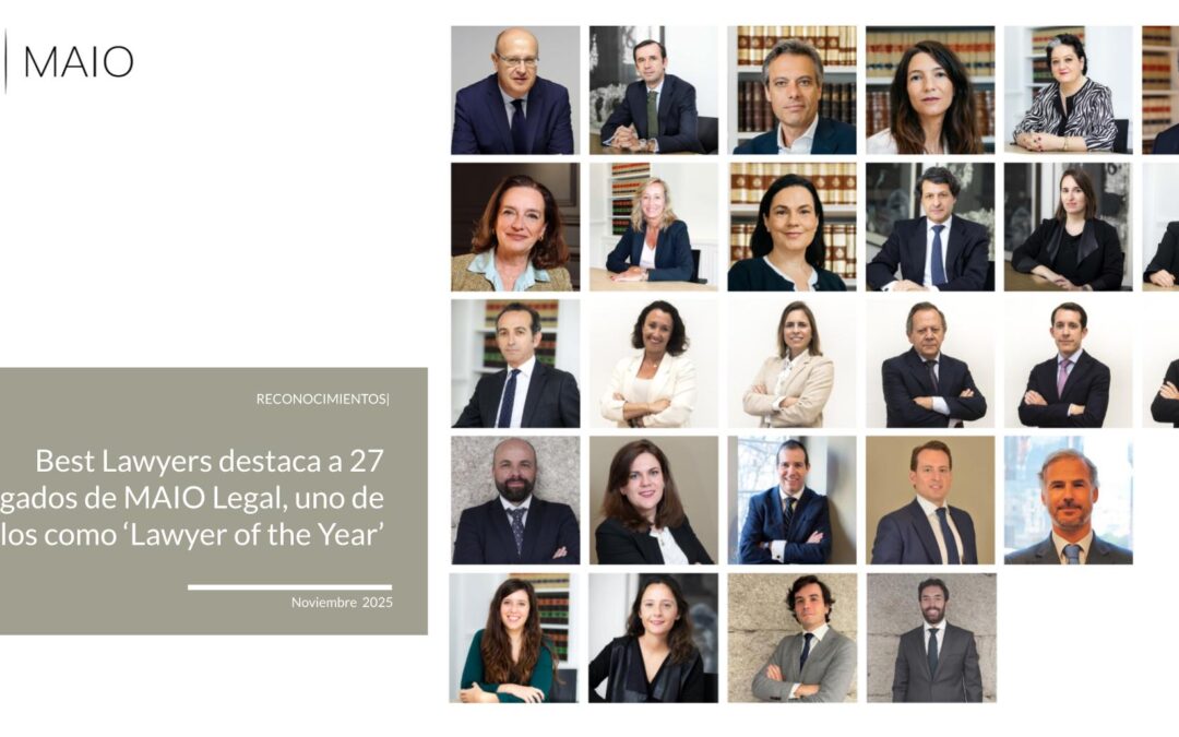 27 abogados de MAIO Legal reconocidos en la edición 2026 de Best Lawyers