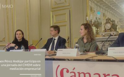 Carmen Pérez Andújar participa en una jornada del CMEM sobre mediación empresarial
