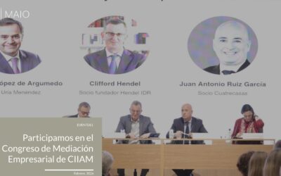 Participamos en el I Congreso de Mediación Empresarial de CIIAM