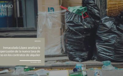 Inmaculada López analiza la repercusión de la nueva tasa de basuras en los contratos de alquiler