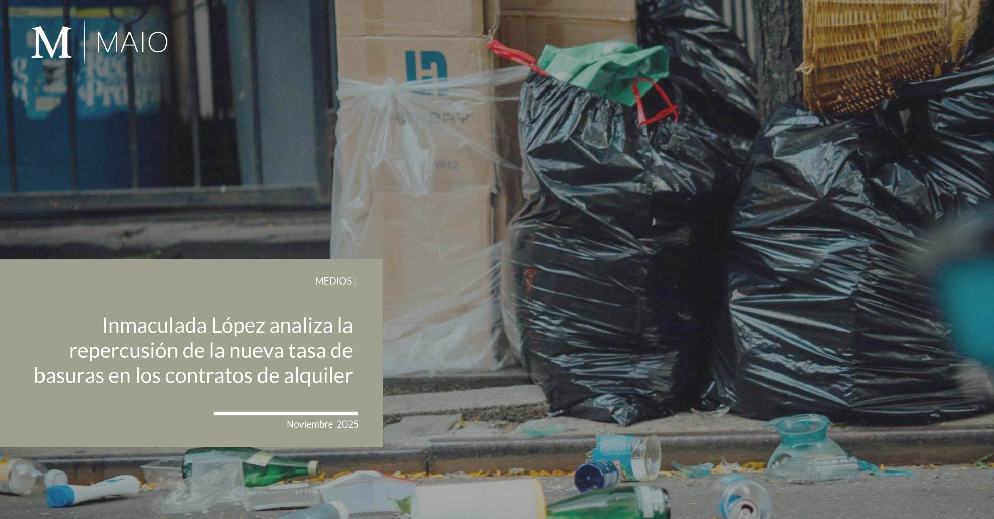 Inmaculada López analiza la repercusión de la nueva tasa de basuras en ...