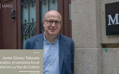 Javier Gómez Taboada analiza el contexto fiscal español en La Voz de Galicia