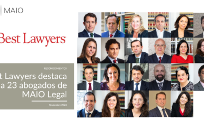 23 profesionales de MAIO Legal reconocidos en el ranking de ‘Best Lawyers’
