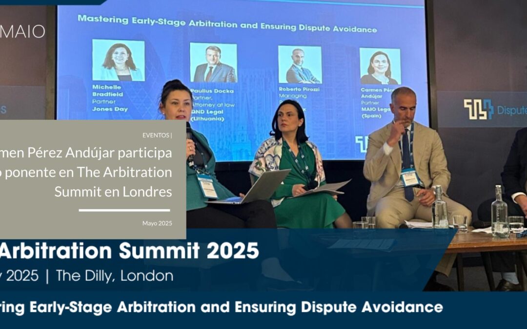 Carmen Pérez Andújar participa como ponente en The Arbitration Summit en Londres