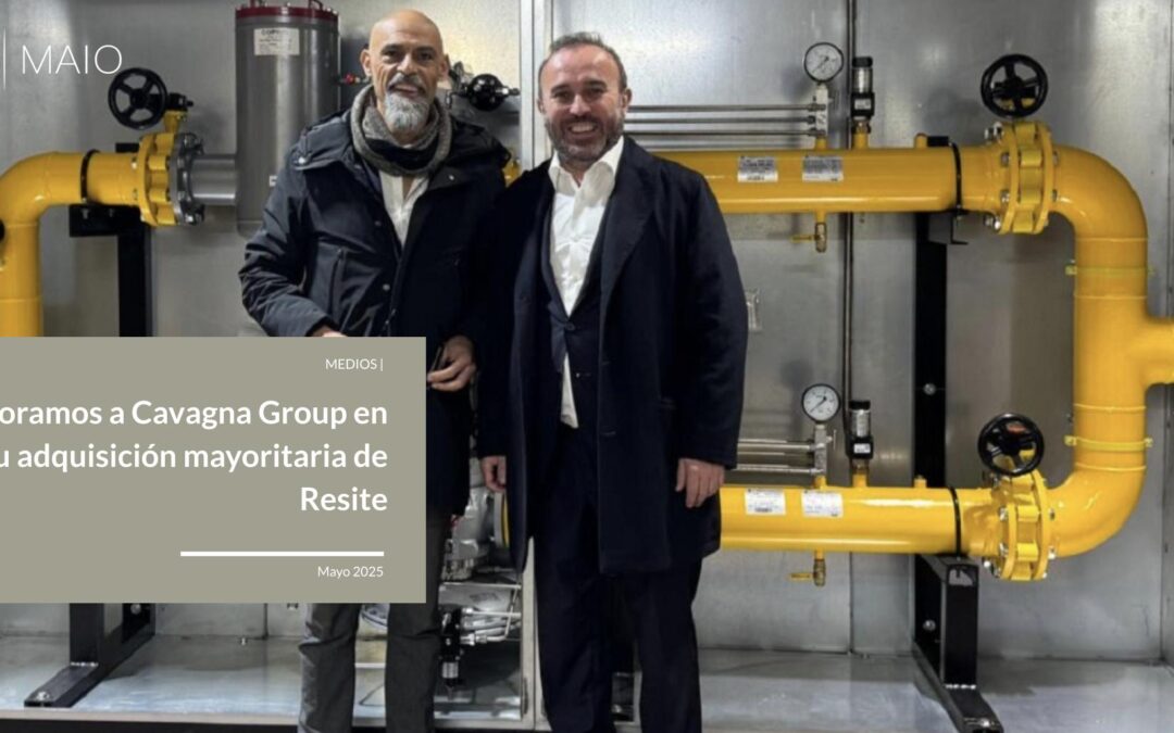 Asesoramos a Cavagna Group en su adquisición mayoritaria de Resite