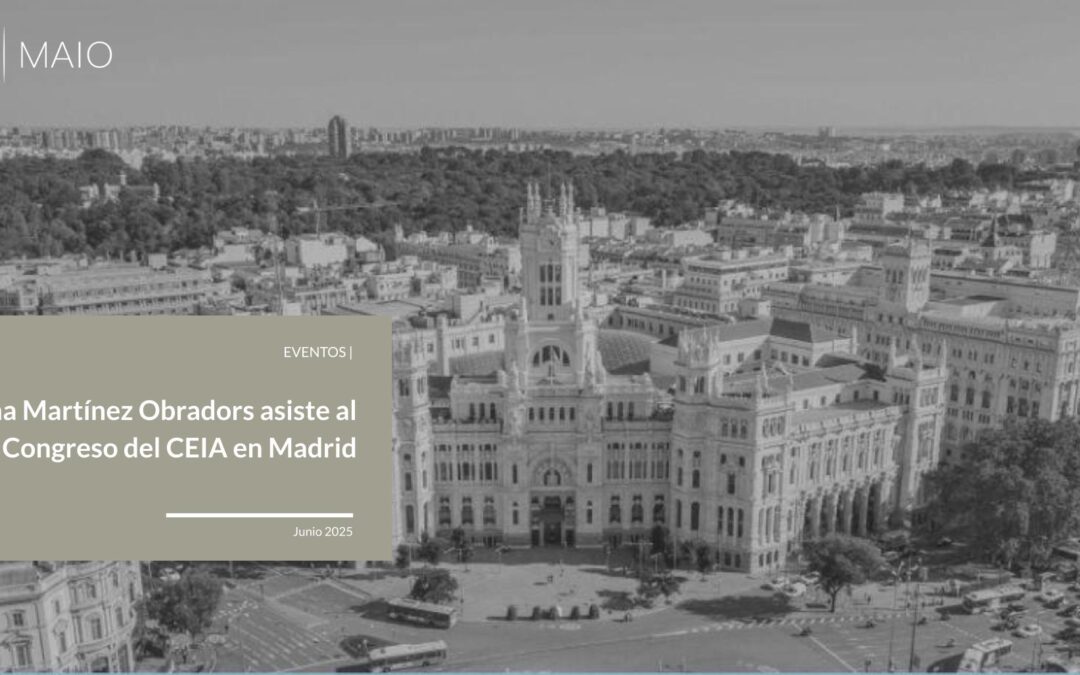 Ana Martínez Obradors asiste al XIX Congreso del CEIA en Madrid